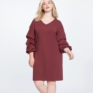 Eloquii dress with puffy sleeves